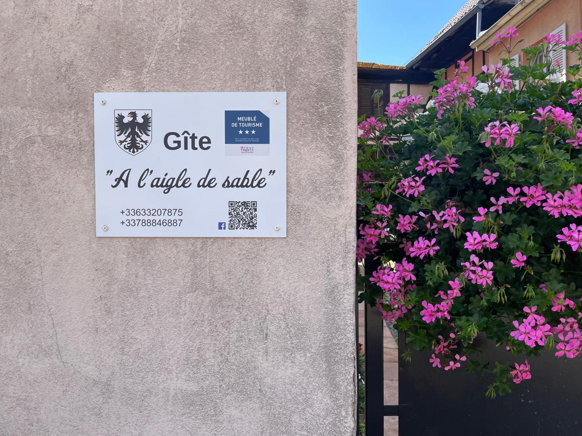 Gite A L'Aigle De Sable Kintzheim Eksteriør bilde